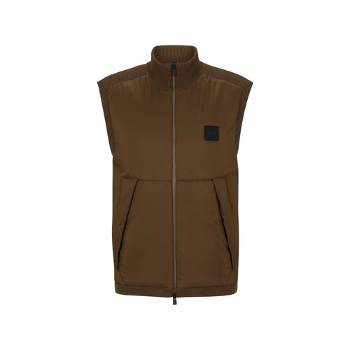 Load image into Gallery viewer, BOSS REGULAR-FIT GILET WITH LOGO PATCH - Yooto
