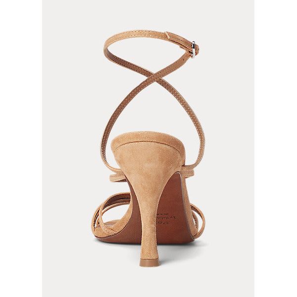 POLO RALPH LAUREN SUEDE KNOTTED SANDAL - Yooto