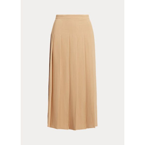 Beige a outlet line midi skirt