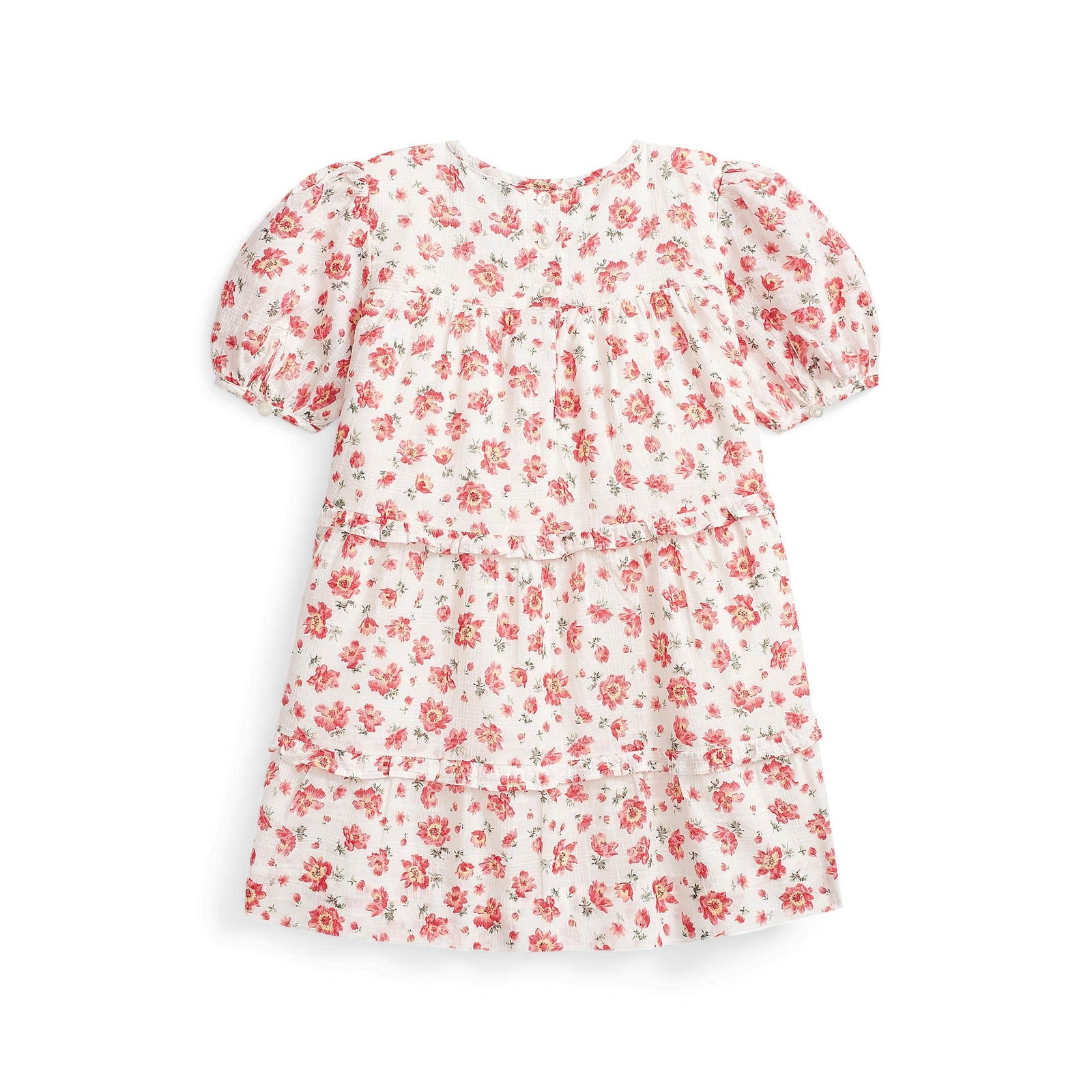Floral Cotton Dobby Dress - Yooto