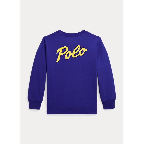 POLO RALPH LAUREN LOGO COTTON JERSEY LONG-SLEEVE T-SHIRT - Yooto