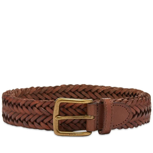 Load image into Gallery viewer, POLO RALPH LAUREN LEATHER WOVEN BELT - Yooto
