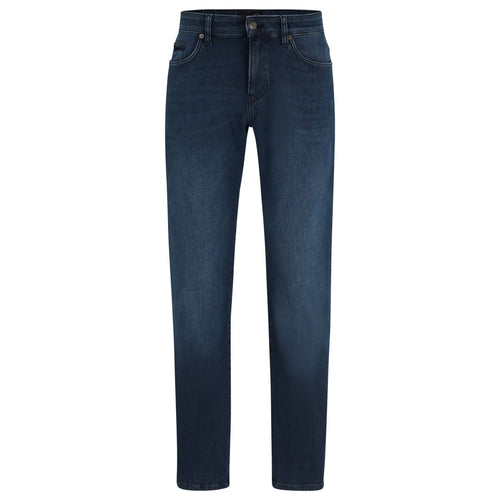 Load image into Gallery viewer, BOSS SLIM FIT JEANS IN HIGH PERFORMANCE STRETCH BLUE DENIM - Yooto
