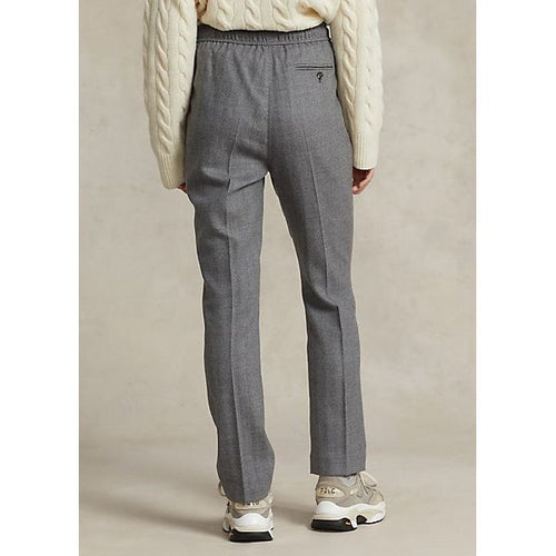 Load image into Gallery viewer, Polo Ralph Lauren Straight leg trousers with drawstring in herringbone fabric - Yooto
