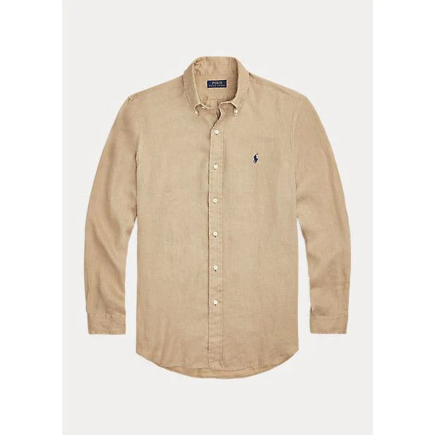 POLO RALPH LAUREN CUSTOM FIT LINEN SHIRT