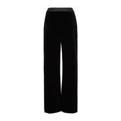 Load image into Gallery viewer, EMPORIO ARMANI CHENILLE PALAZZO TROUSERS WITH LOGO TAPE - Yooto
