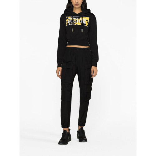 Load image into Gallery viewer, VERSACE JEANS COUTURE LOGO-PATCH HOODIE - Yooto
