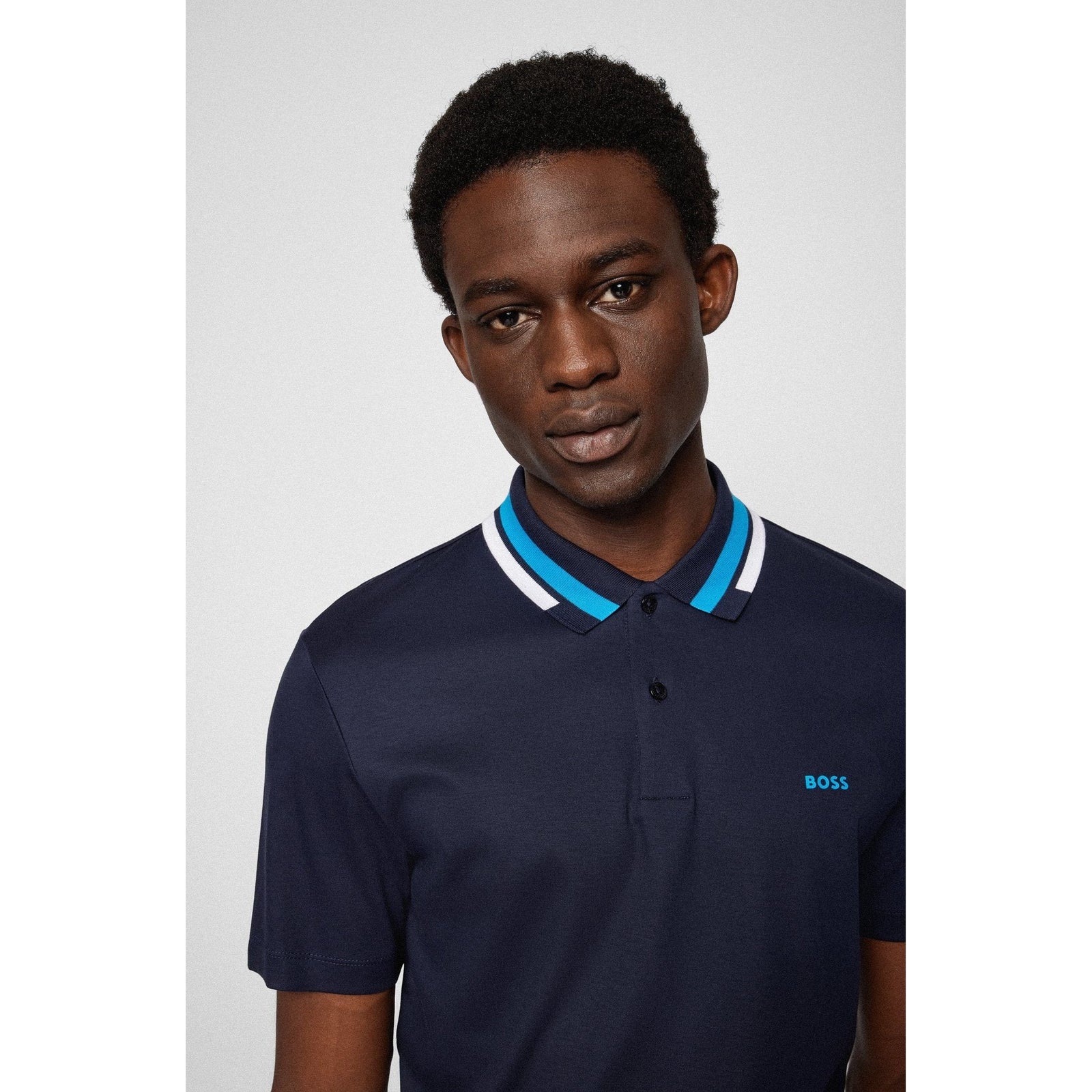 INTERLOCK-COTTON SLIM-FIT POLO SHIRT WITH PRINTED LOGO - Yooto