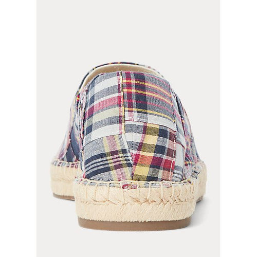 Load image into Gallery viewer, POLO RALPH LAUREN CEVIO CREST MADRAS ESPADRILLE - Yooto
