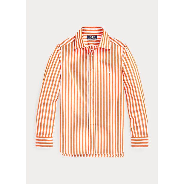 POLO RALPH LAUREN REGENT STRIPED COTTON POPLIN SHIRT - Yooto