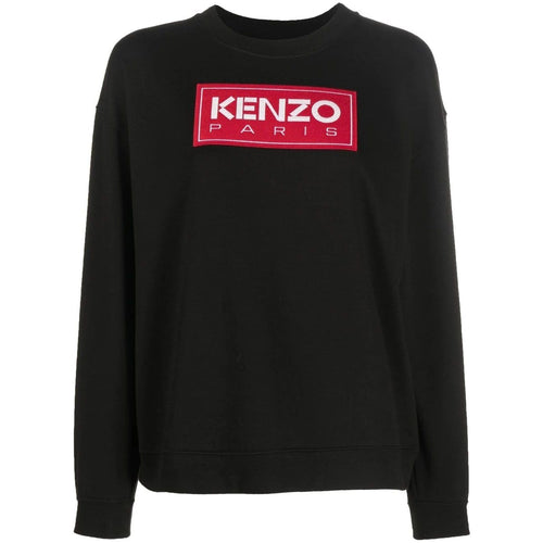 Load image into Gallery viewer, Kenzo logo-patch crew-neck sweatshirt - Yooto
