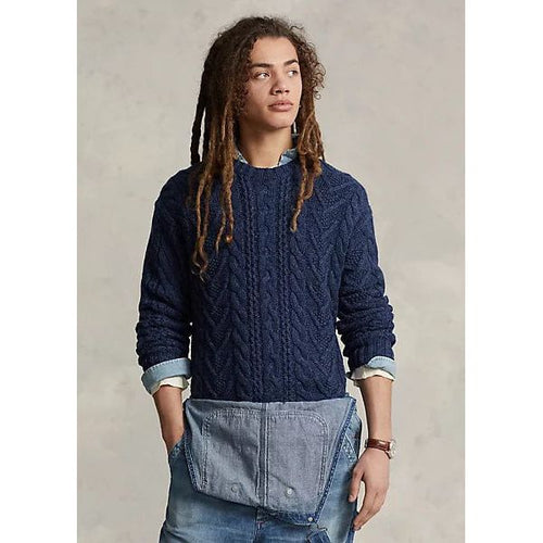 Load image into Gallery viewer, POLO RALPH LAUREN COTTON-BLEND FISHERMAN&#39;S JUMPER
SAVE TO WISHLIST - Yooto
