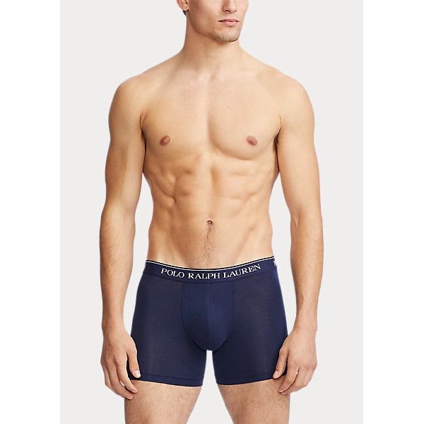 POLO RALPH LAUREN STRETCH-COTTON BOXER BRIEF 3-PACK - Yooto