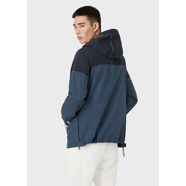 Anorak jacket in light nylon with Milano 31 logo print - Yooto