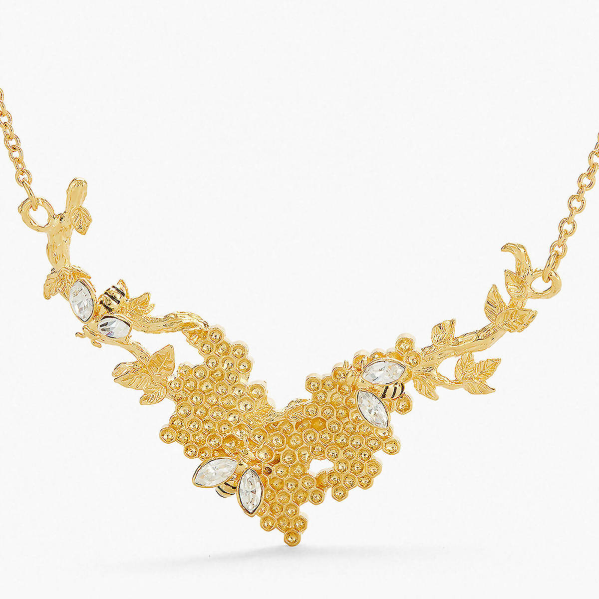 COLLAR NECKLACES HONEYCOMBS AND BEES COLLAR NECKLACE - Yooto