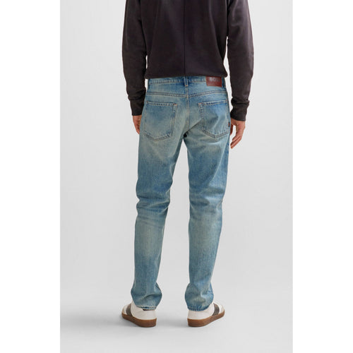 Load image into Gallery viewer, BOSS REGULAR FIT JEANS IN BLUE RIGID DENIM - Yooto
