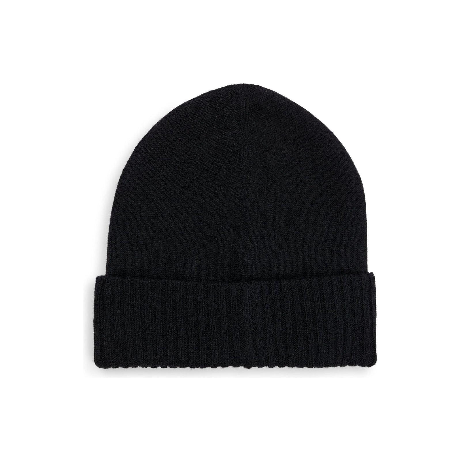 BOSS KIDS DOUBLE-LAYER BEANIE HAT WITH LOGO BADGE - Yooto