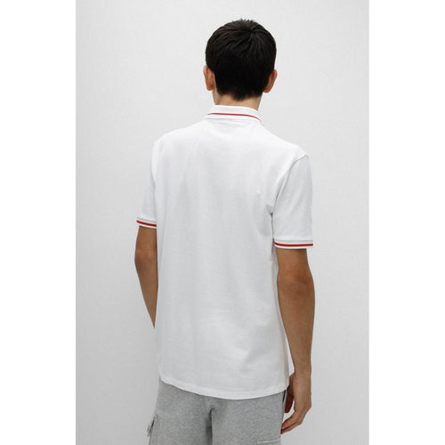 Load image into Gallery viewer, COTTON-PIQUÉ POLO SHIRT WITH LOGO COLLAR - Yooto
