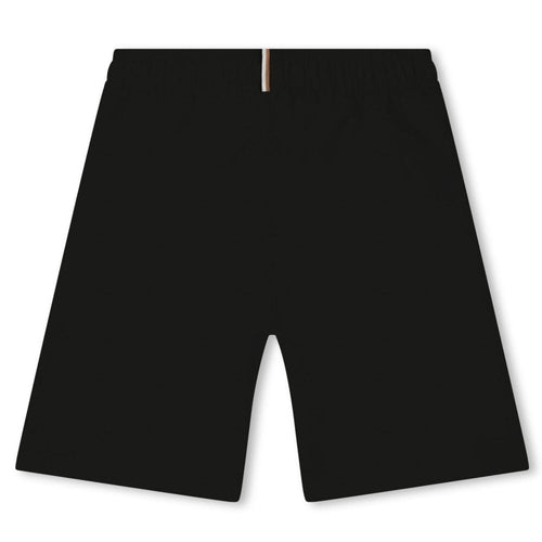 Load image into Gallery viewer, BOSS KIDS&#39; SWIM SHORTS IN PEACHED FABRIC WITH CONTRAST LOGO - Yooto
