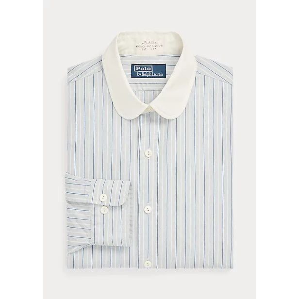 POLO RALPH LAUREN CUSTOM FIT STRIPED POPLIN SHIRT - Yooto