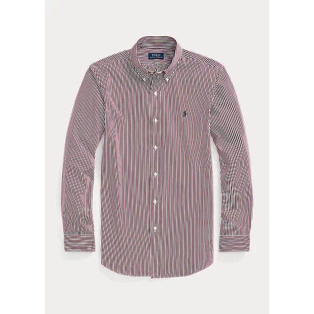 POLO RALPH LAUREN SLIM FIT STRIPED STRETCH POPLIN SHIRT - Yooto