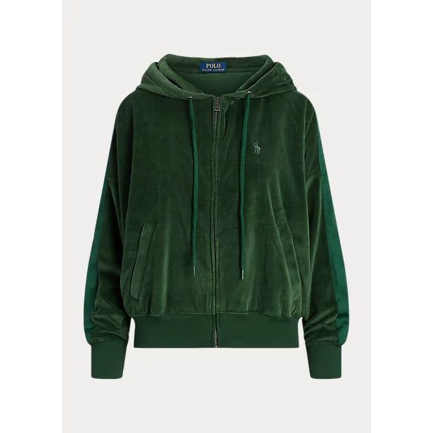 POLO RALPH LAUREN VELOUR FULL-ZIP HOODIE - Yooto