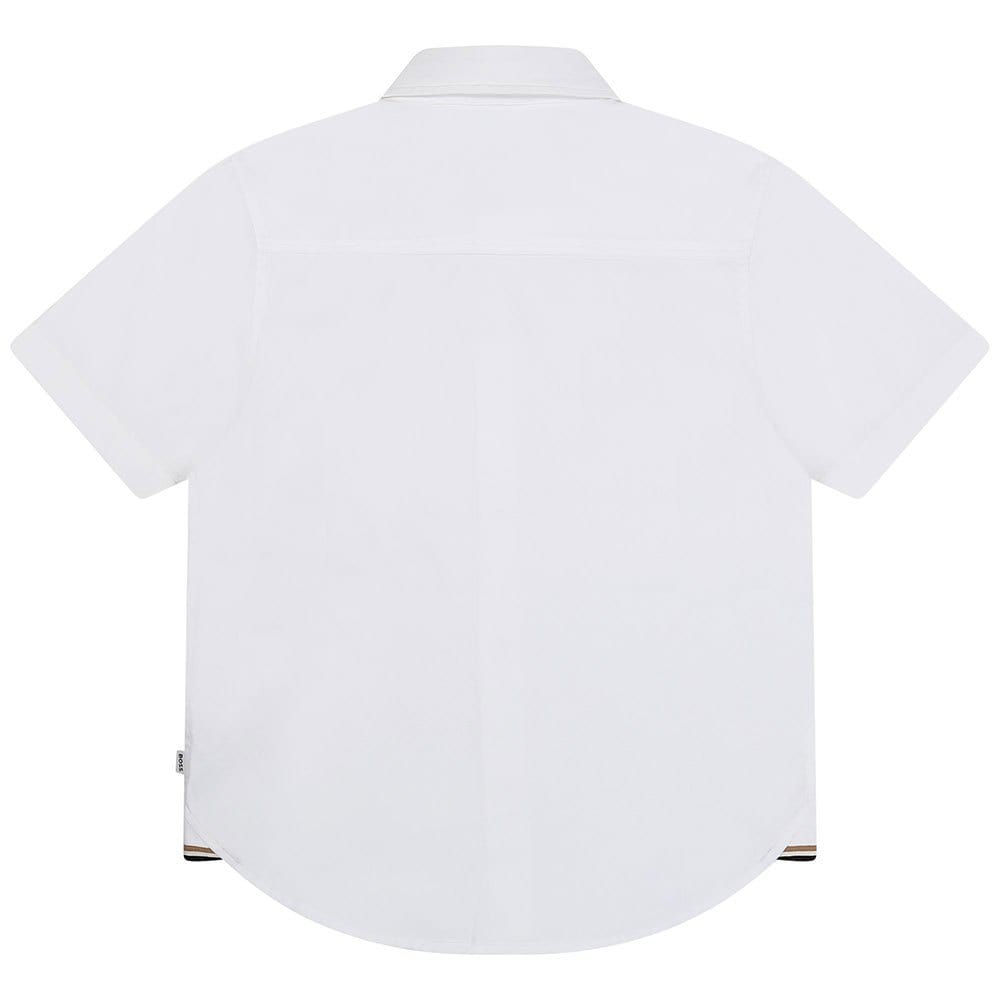 BOSS KIDS' OXFORD SHORT SLEEVE SHIRT - Yooto