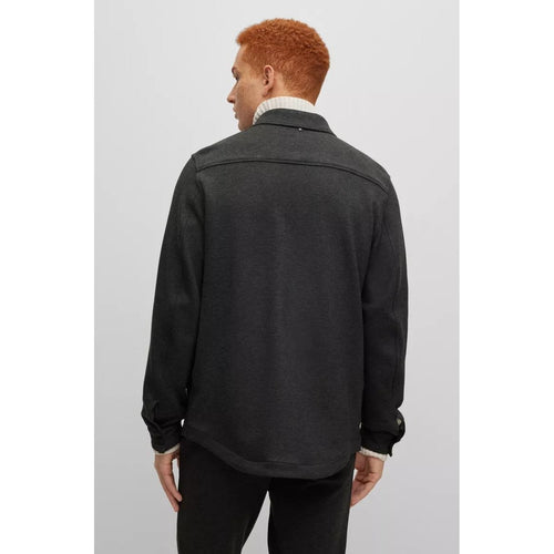 Load image into Gallery viewer, BOSS RELAXED-FIT OVERSHIRT IN MELANGE STRETCH JERSEY - Yooto
