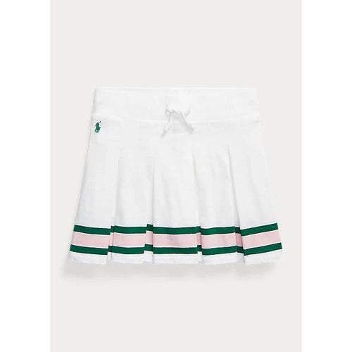 Load image into Gallery viewer, POLO RALPH LAUREN STRIPED PLEATED JERSEY SKORT - Yooto
