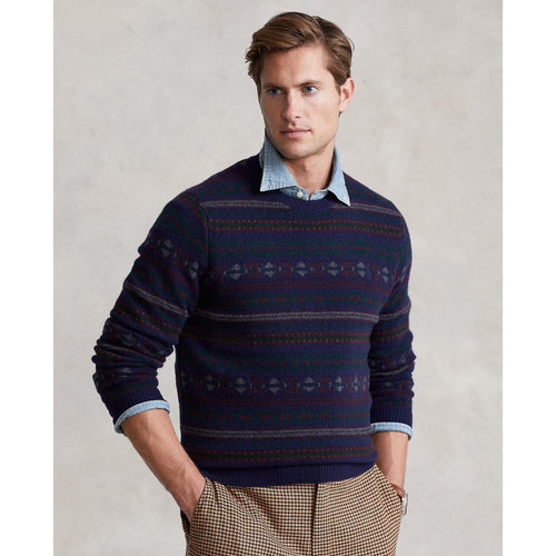 Load image into Gallery viewer, Fair Isle Wool-Cashmere Sweater - Yooto
