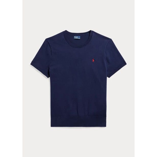 POLO RALPH LAUREN COTTON-BLEND SHORT-SLEEVE JUMPER - Yooto