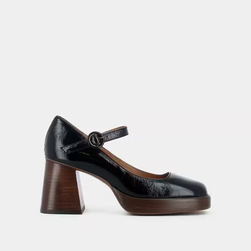 Load image into Gallery viewer, JONAK PARIS HEELED MARY JANES WITH PLATFORM - Yooto
