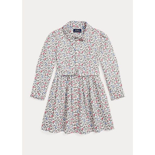 Load image into Gallery viewer, Polo Ralph Lauren Oxford shirt dress in floral cotton - Yooto
