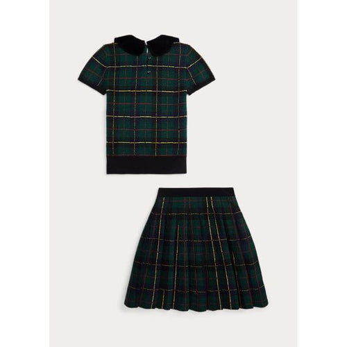 Load image into Gallery viewer, POLO RALPH LAUREN SCOTTISH WOOL SWEATER AND SKIRT - Yooto
