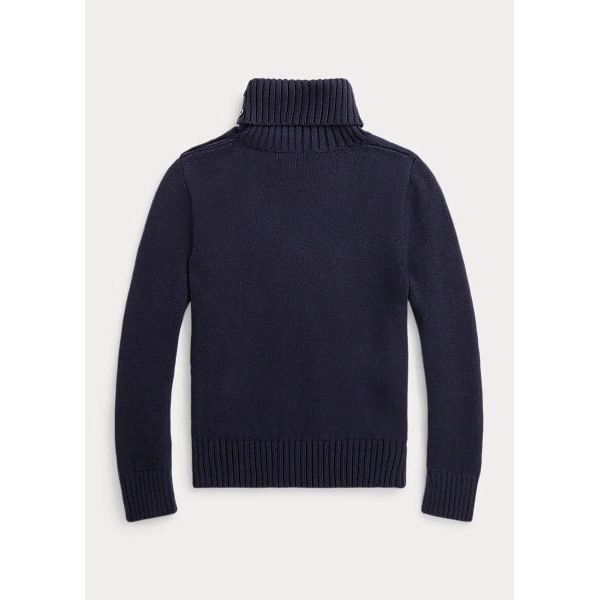 POLO RALPH LAUREN COTTON BLEND TURTLENECK WITH DOG - Yooto