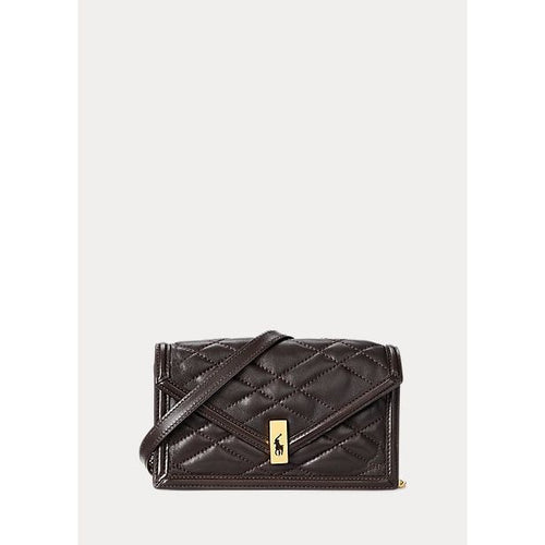 Load image into Gallery viewer, POLO RALPH LAUREN POLO ID QUILTED CHAIN WALLET &amp; BAG - Yooto
