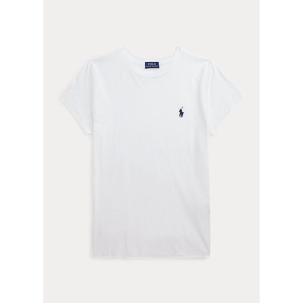 POLO RALPH LAUREN COTTON JERSEY CREWNECK T-SHIRT - Yooto