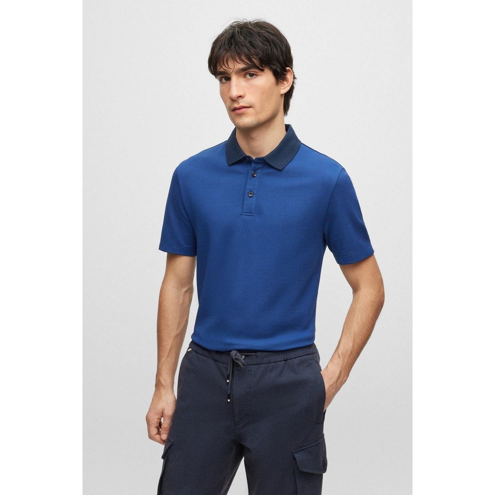 BOSS TWO-TONE POLO COLLAR - Yooto