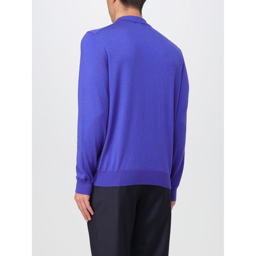 Load image into Gallery viewer, BOSS POLO SWEATER IN VIRGIN WOOL WITH EMBROIDERED LOGO - Yooto
