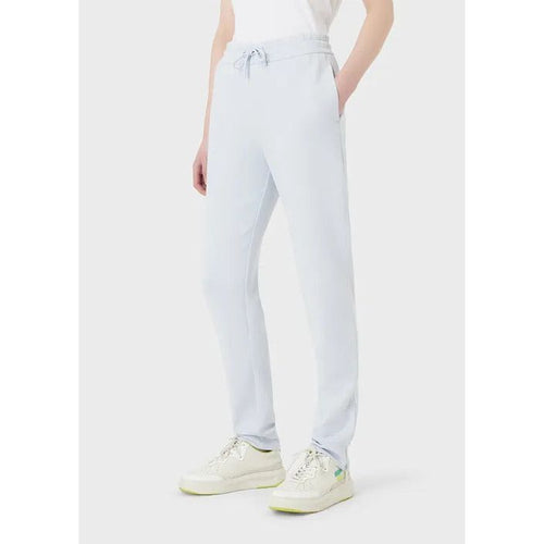 Load image into Gallery viewer, EMPORIO ARMANI DOUBLE-JERSEY TROUSERS WITH DRAWSTRING AND ZIP AT THE HEM - Yooto
