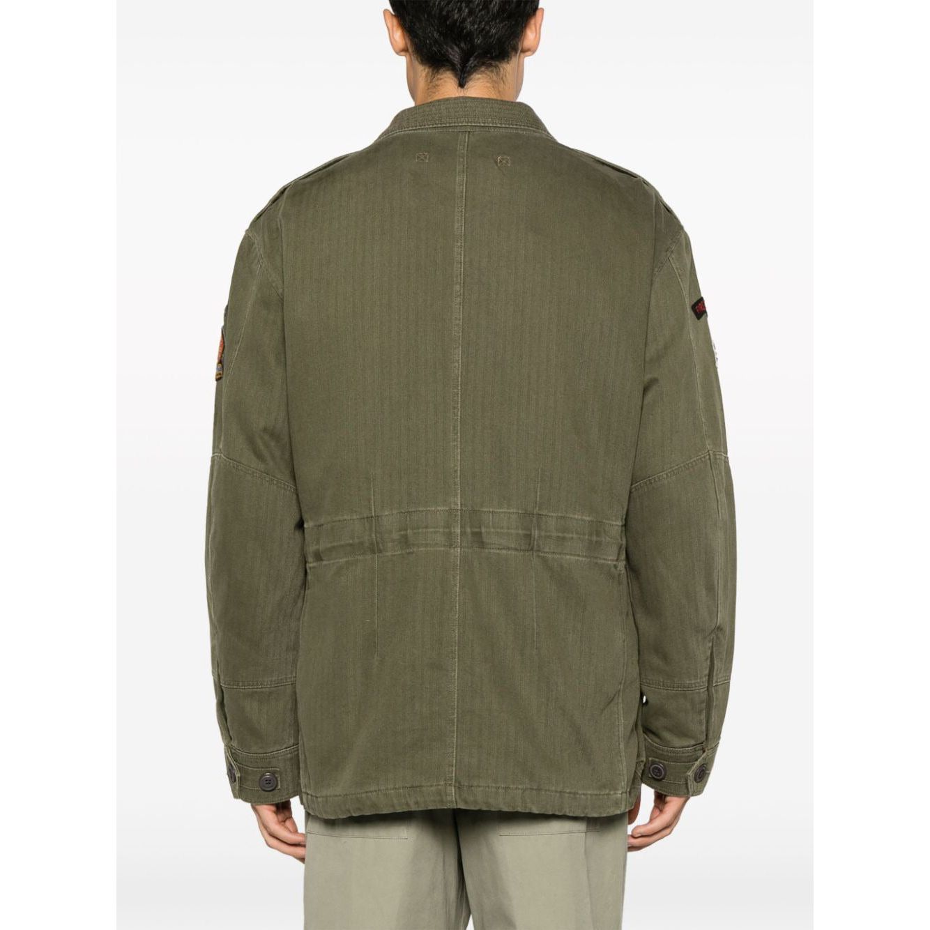POLO RALPH LAUREN PATCH-EMBELLISHED COTTON MILITARY JACKET - Yooto