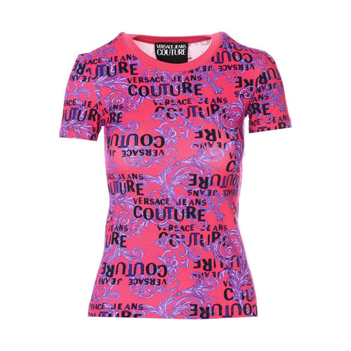 Load image into Gallery viewer, VERSACE JEANS COUTURE PRINTED LOGO T-SHIRT WITH CREW-NECK - Yooto
