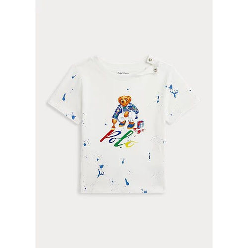 Load image into Gallery viewer, POLO RALPH LAUREN POLO BEAR COTTON JERSEY T-SHIRT - Yooto
