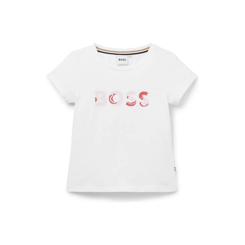 Load image into Gallery viewer, BOSS KIDS&#39; T-SHIRT IN STRETCH COTTON WITH LOGO PRINT - Yooto
