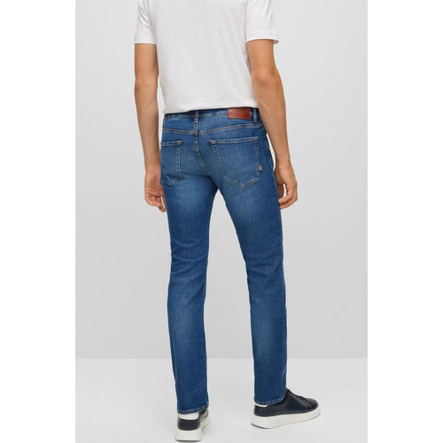 Load image into Gallery viewer, BOSS REGULAR-FIT JEANS IN BLUE COMFORT-STRETCH DENIM - Yooto
