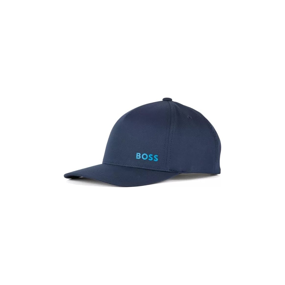 BOSS RECYCLED-MATERIAL CAP WITH CONTRAST LOGO AND METAL CLOSURE - Yooto