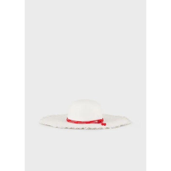 Wide-brimmed hat in woven straw Capsule Mare - Yooto