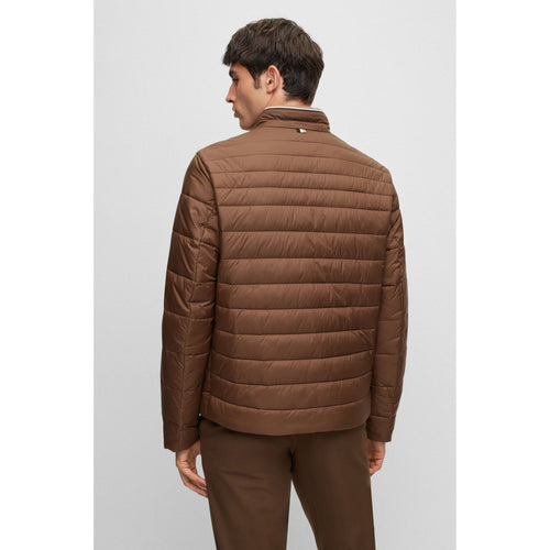 Load image into Gallery viewer, BOSS WATER-REPELLENT QUILTED JACKET WITH 3D LOGO TAPE - Yooto
