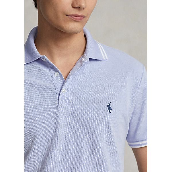 POLO RALPH LAUREN CUSTOM SLIM FIT STRETCH MESH POLO SHIRT - Yooto