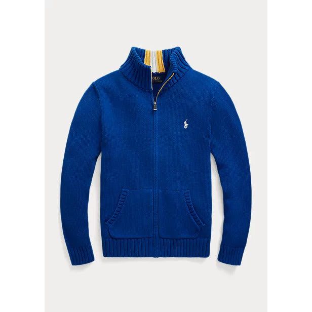 POLO RALPH LAUREN COTTON FULL-ZIP JUMPER - Yooto